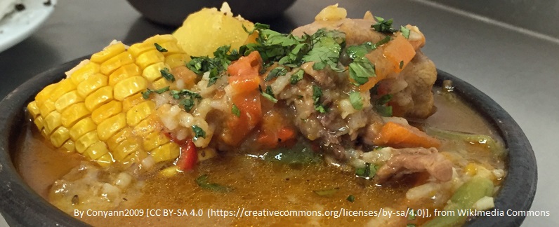 Cazuela ist eine kräftigende Suppe mit Gemüse und Fleisch