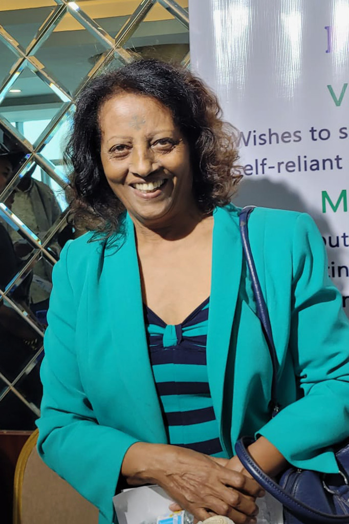 Porträtfoto der äthiopischen Friedensbotschafterin Mulu Haile